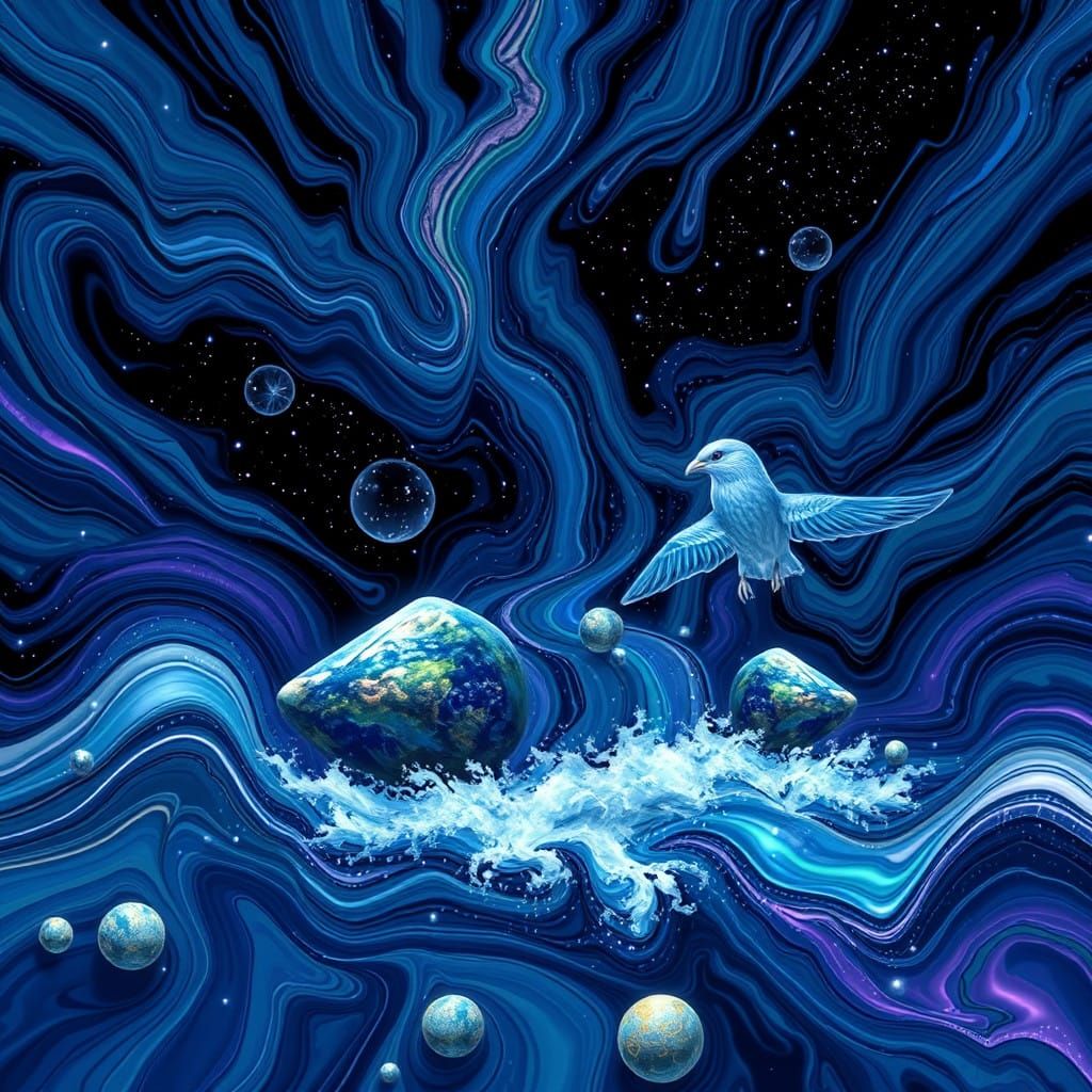 Friendly AI Assistant in a Modern Setting