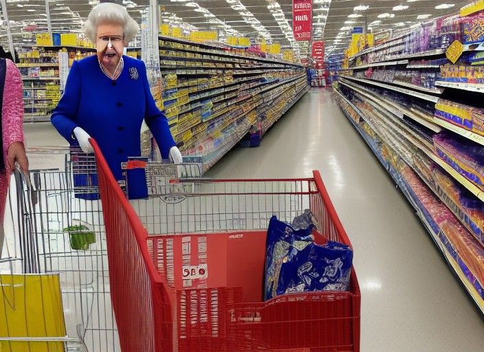 Queen Elizabeth Spotted Shopping at Walmart