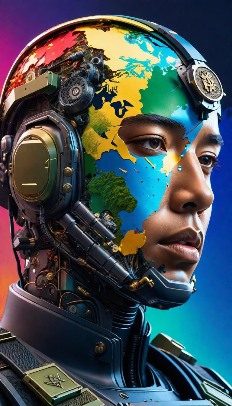 Symbolic AI Art: Human Cost of War