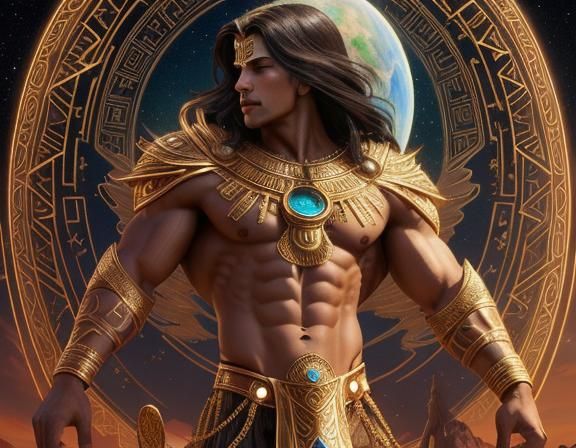 Geb: Earth God in Vess-Inspired Style