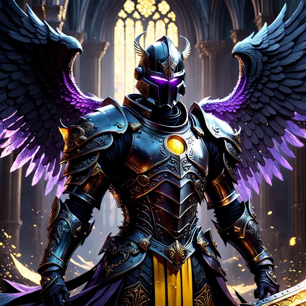 Ethereal Dark Fantasy Knight