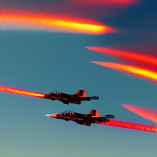 Task Force Harrier EX Jets in Digital Art