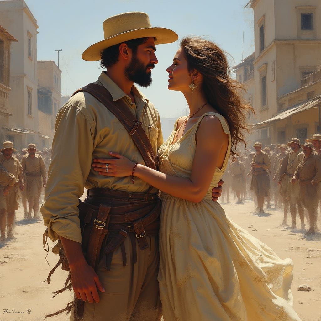 Impressionist Portraiture by Klaus Weber and Pino Daeni Styl...