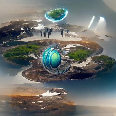 Iris Flower Planet in Bloom