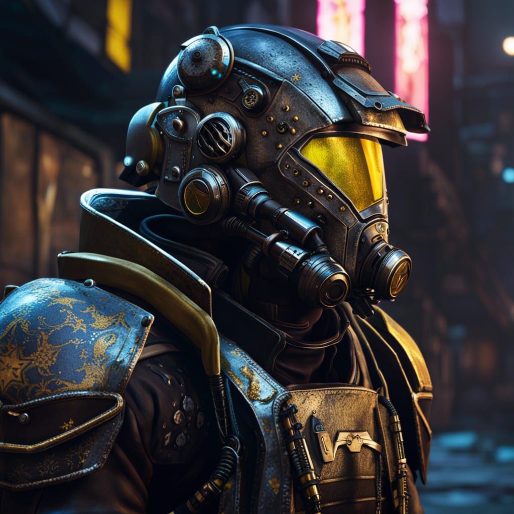 Cyberpunk Enclave Ranger Portrait