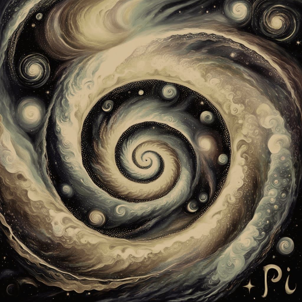 Milky Way and Fibonacci Sequence Art
