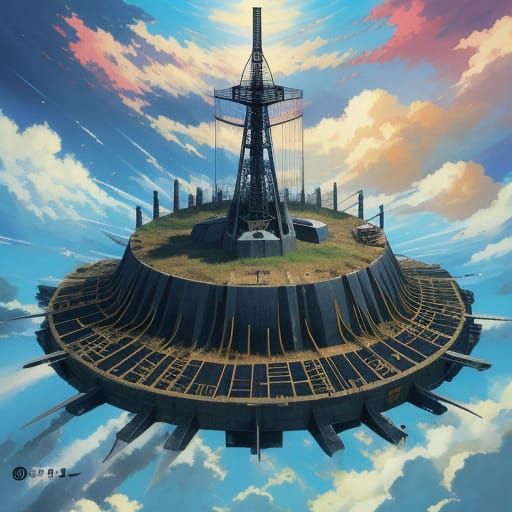 Minefields in Anime Key Visual Style