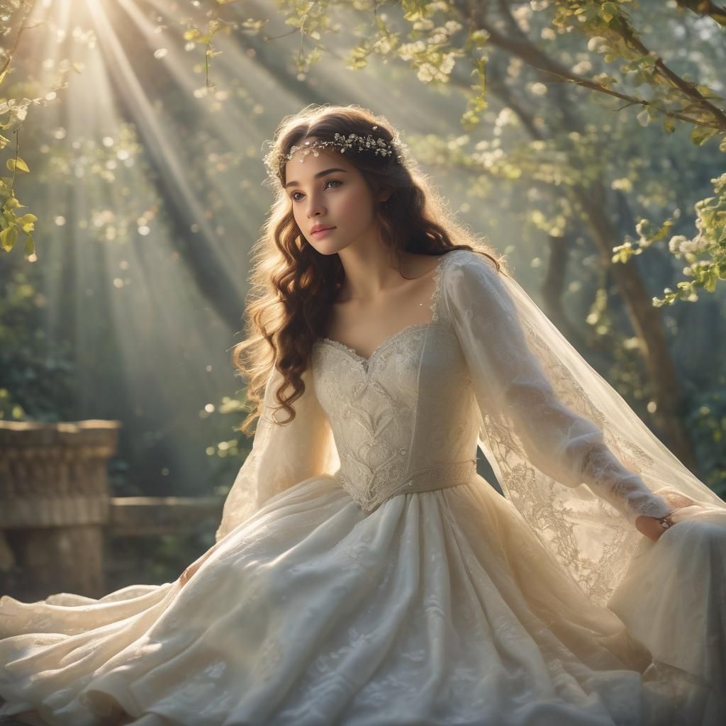 Brunette Princess's bride