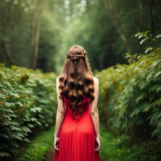 Abandoned Building in Gothic Horror Style