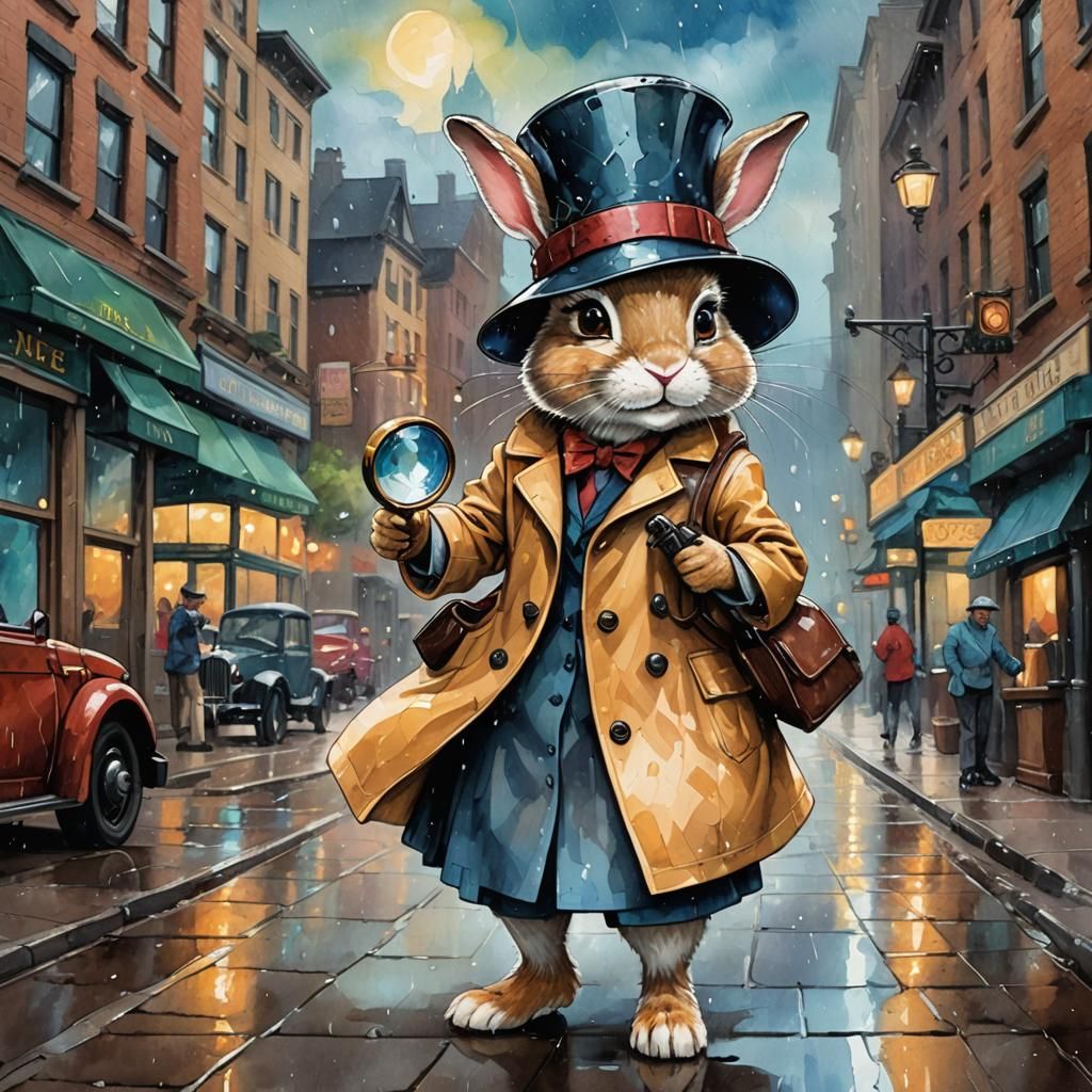 A Colorful Art Deco Detective Adventure