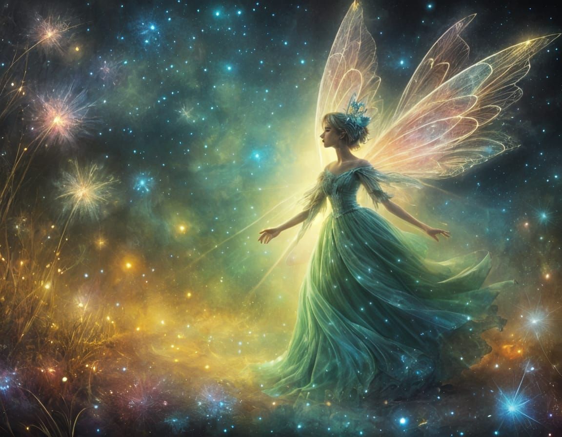 Enchanting Fairy Night Dreamscape