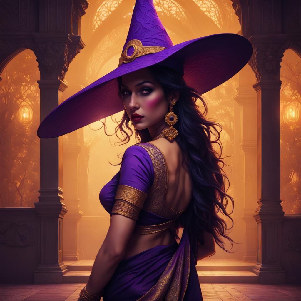 Witch In A Saree