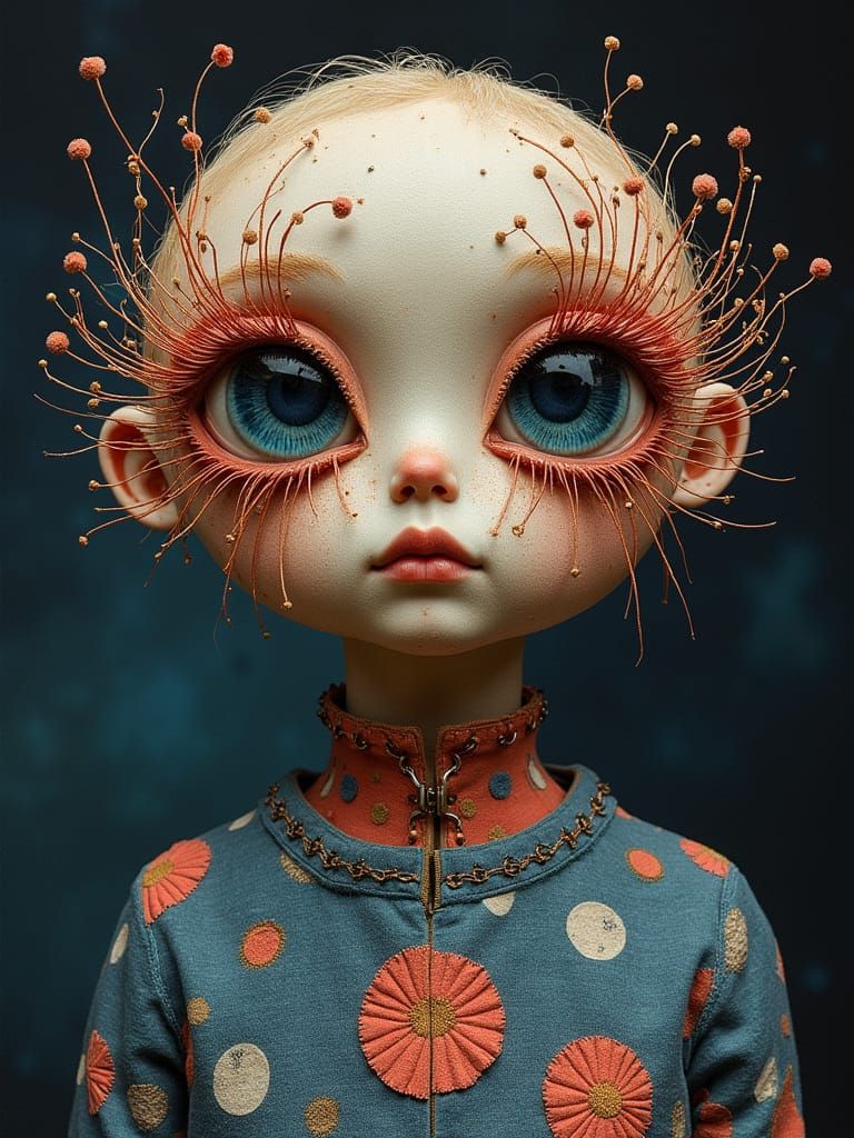 Upcycled, Hand-Me-Down, Assemblage Fabric of the Universe Li...