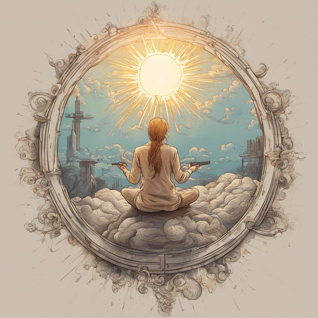 Focused Sunlight: A Conceptual Visualization