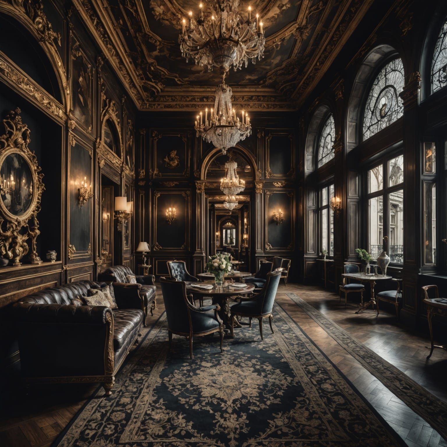 Elegant Moment: A Hyperrealistic Atmospheric Photograph