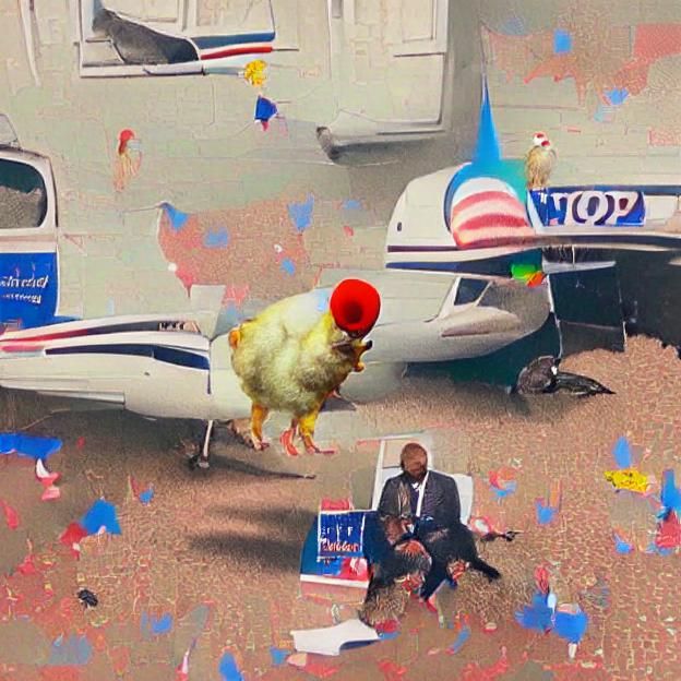 Political Satire: Chicken President's Downfall