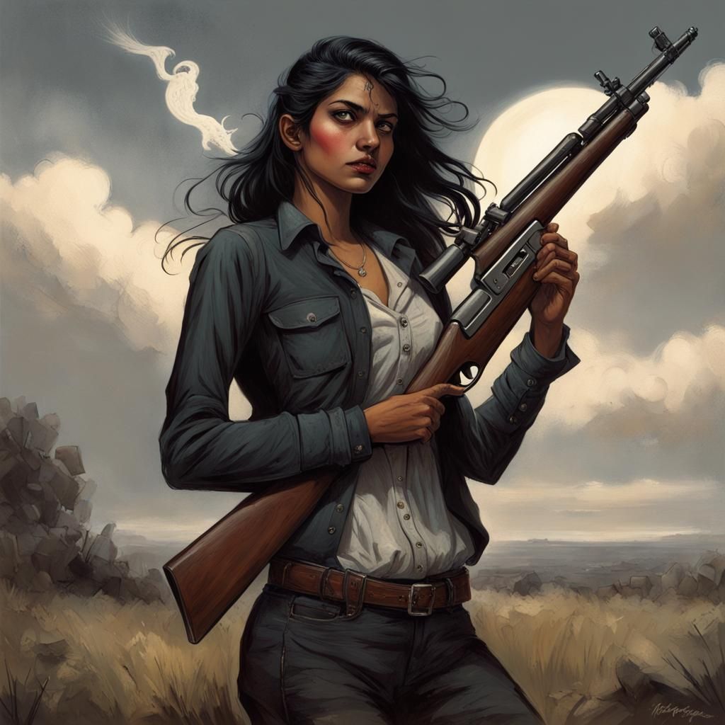 Indian Goth Girl Modeled After The Last of Us