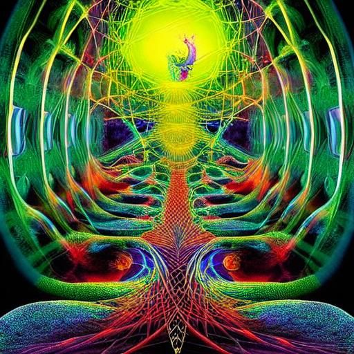 Gamers Immersed in High-Tech Setups: Digital Art