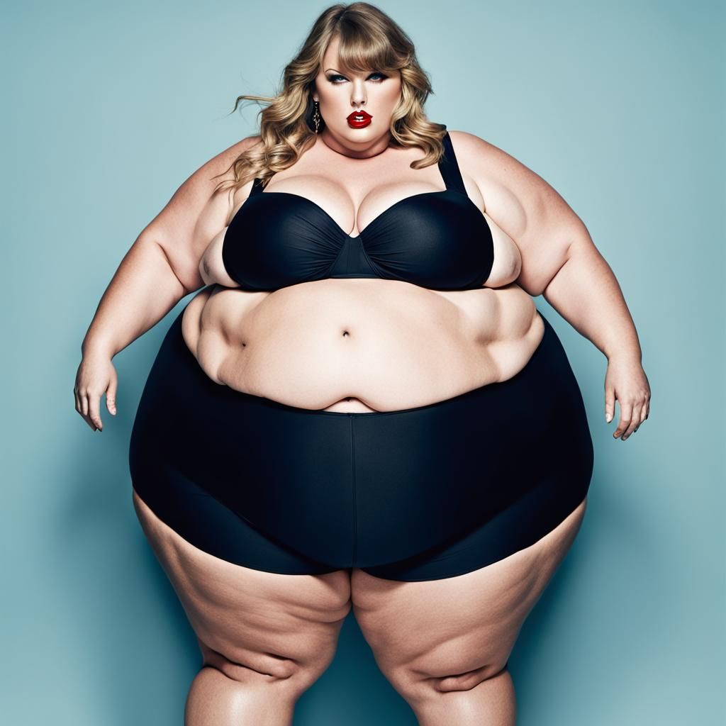 Plus-Size Woman in Bikini: A Realistic Portrayal
