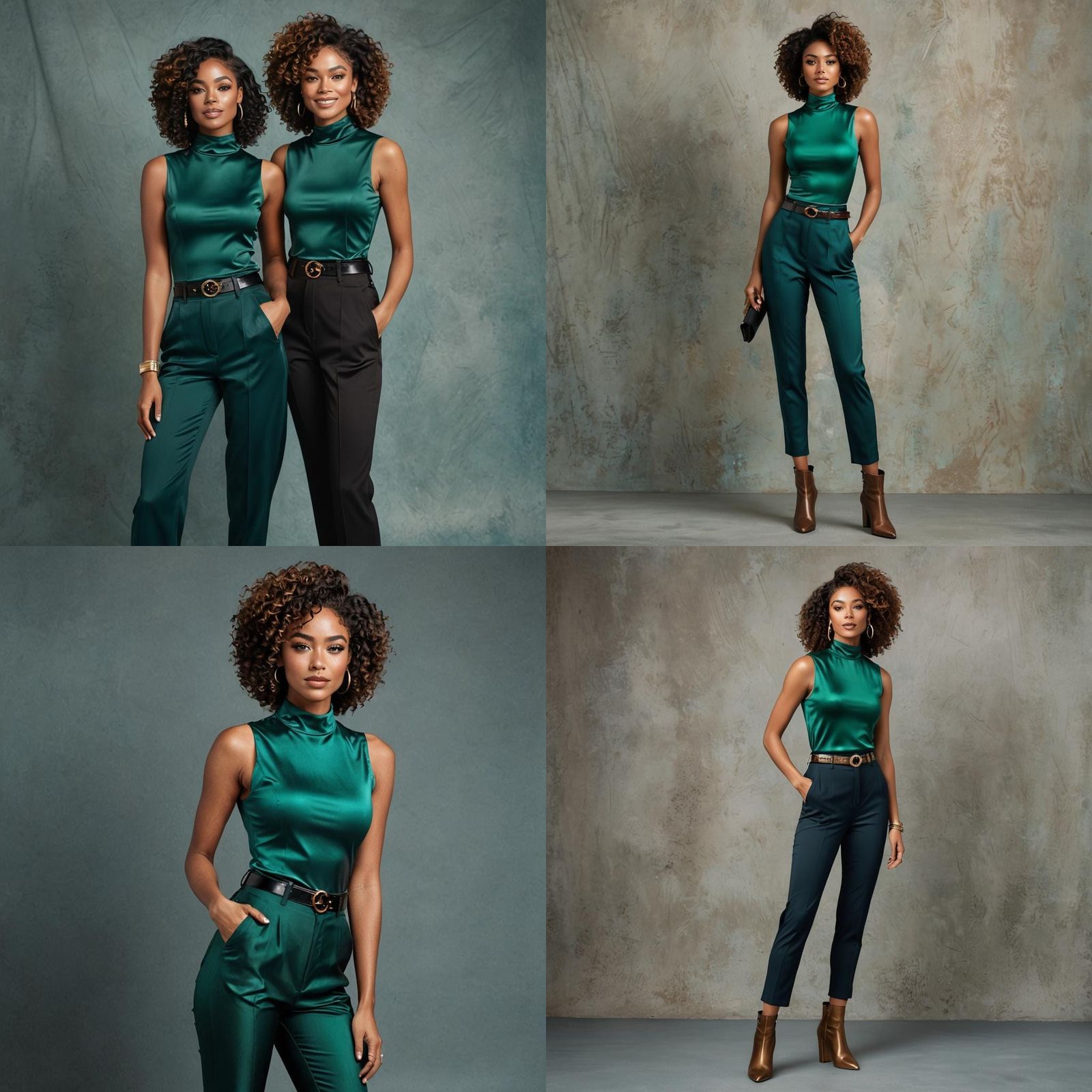 Stunning Woman with Colorful Hair in Photorealistic 8K