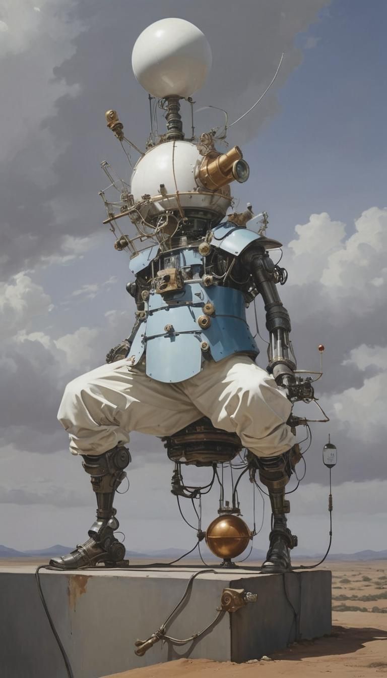 Futuristic Apparatus in Photorealistic Film Style