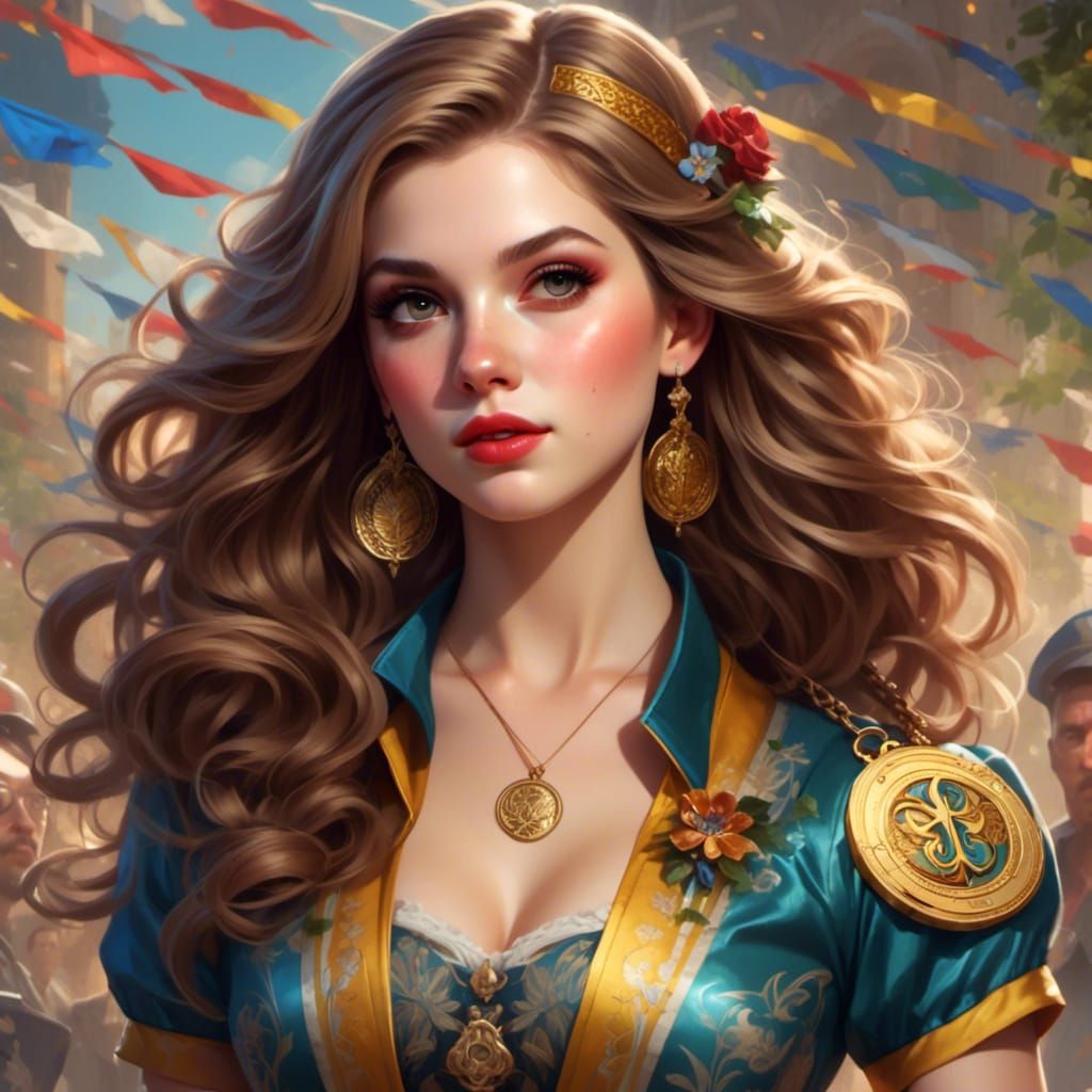 Anna Kendrick Wins Gold Medal: Artstation Portrait