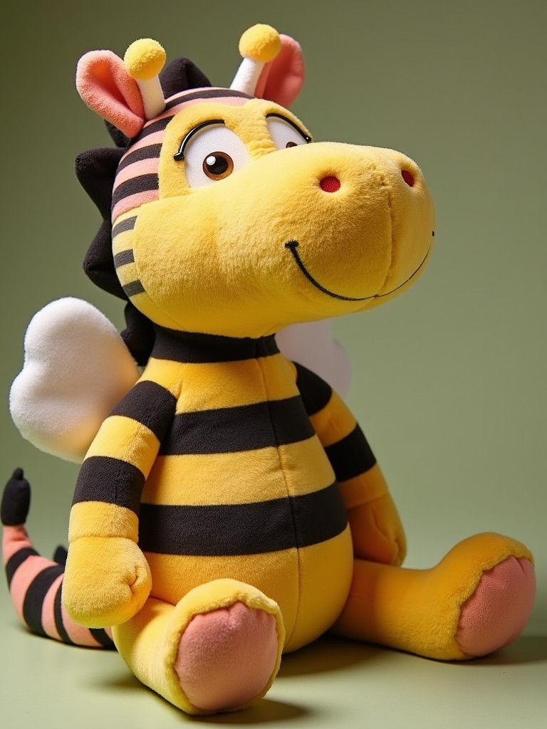 Whimsical Plush Creatures in Boogie Woogie Style