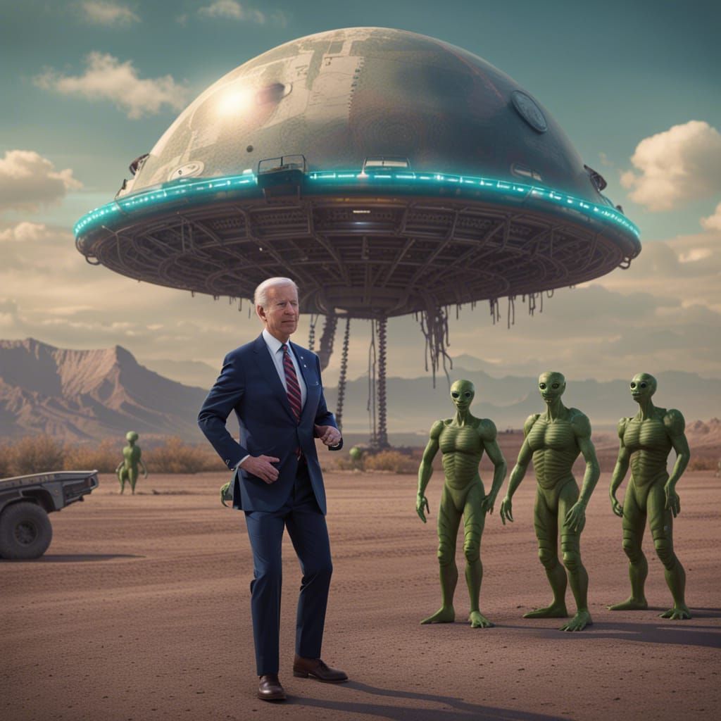 Joe Biden Plays Baseball with Aliens