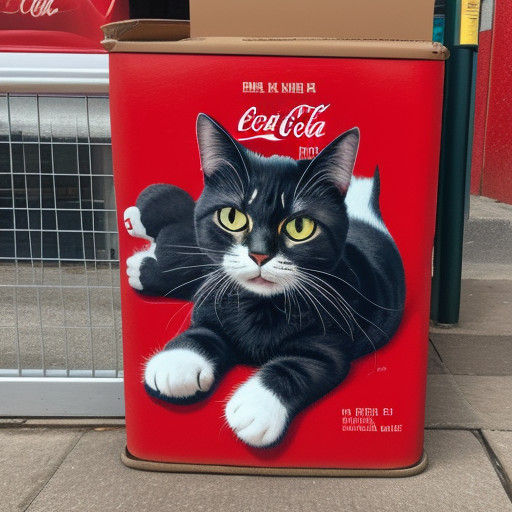 Feline Coca Cola Connoisseur