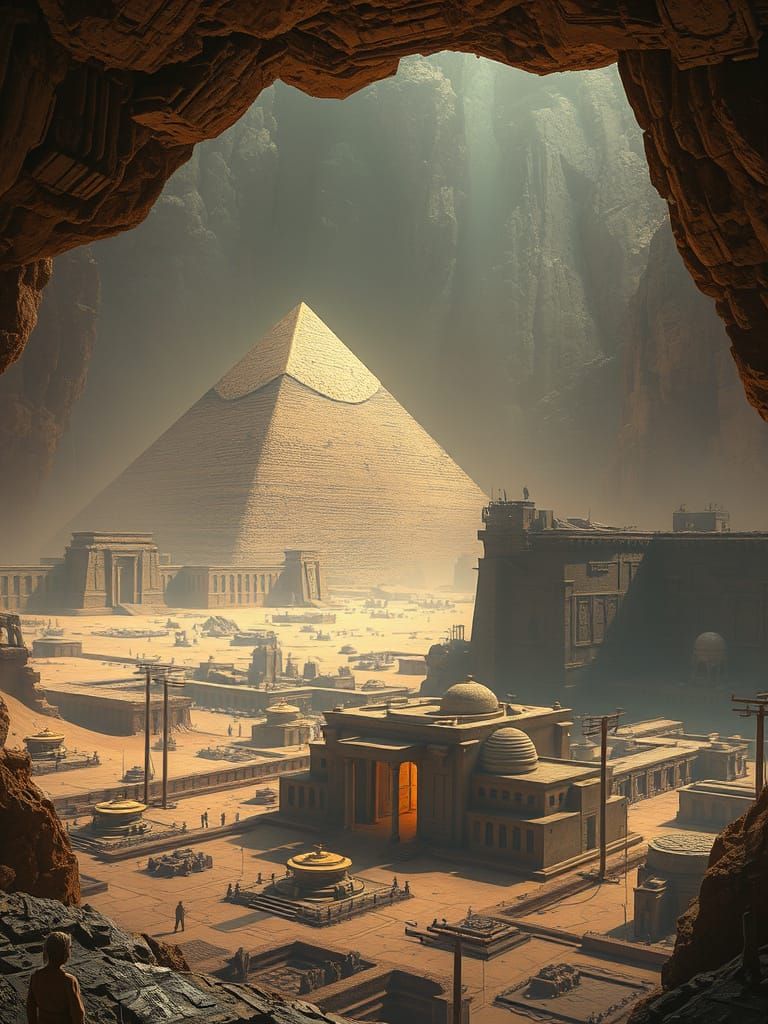 Ancient City Discovered Under Giza, Futuristic Vision