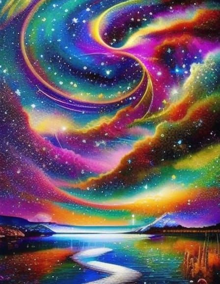 Inspirational Collage Art in Rich Colors