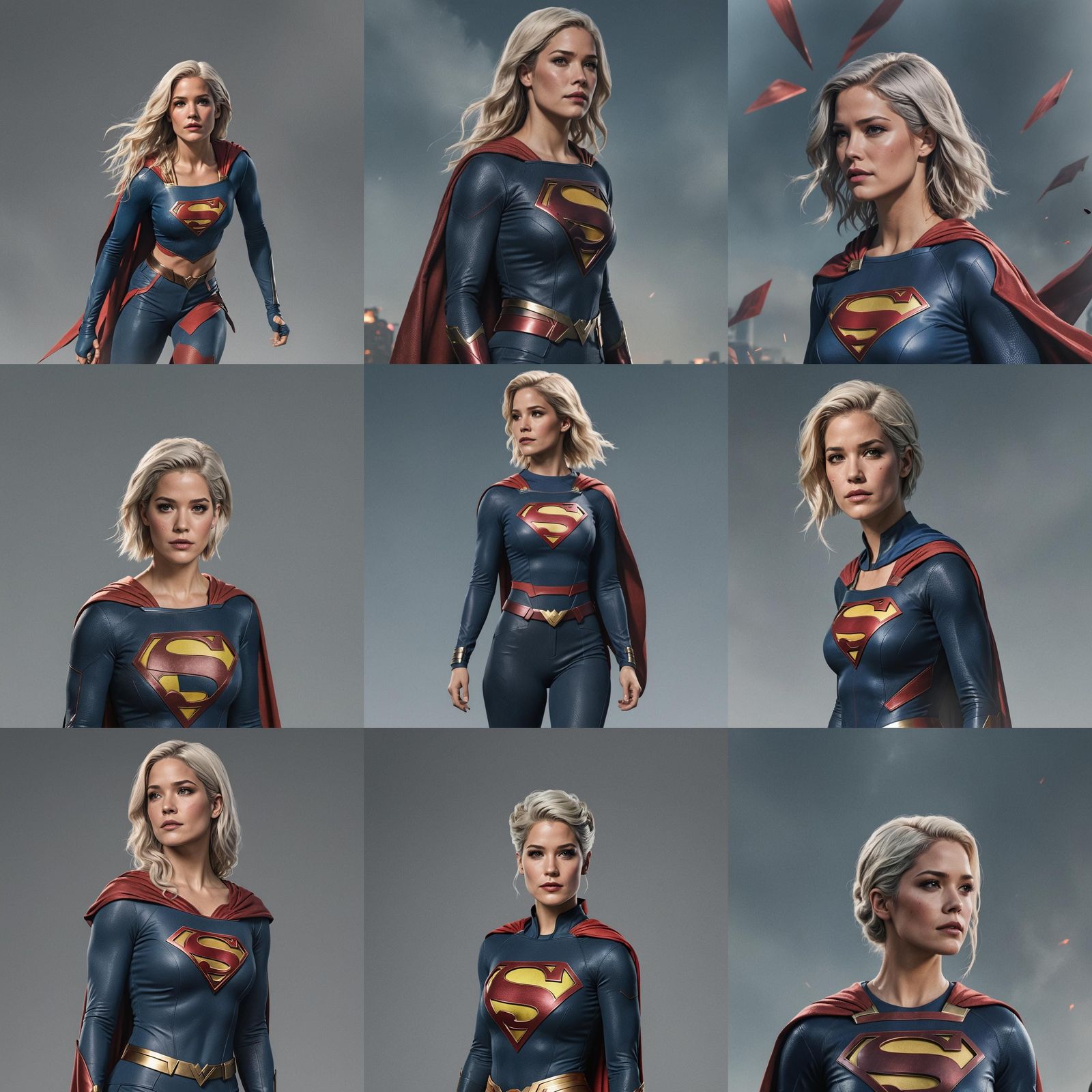 Halsey as Supergirl in 4K Photorealistic Style