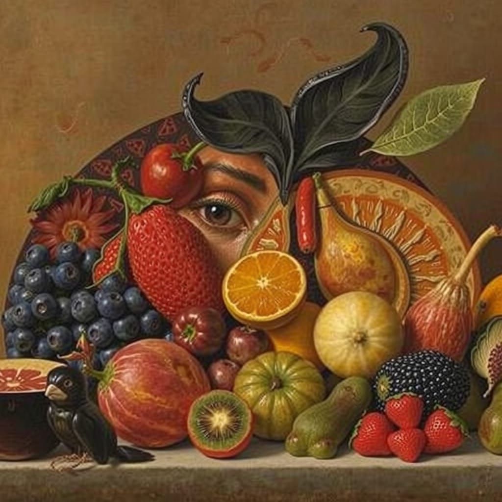 Face with 'Strange Fruit'