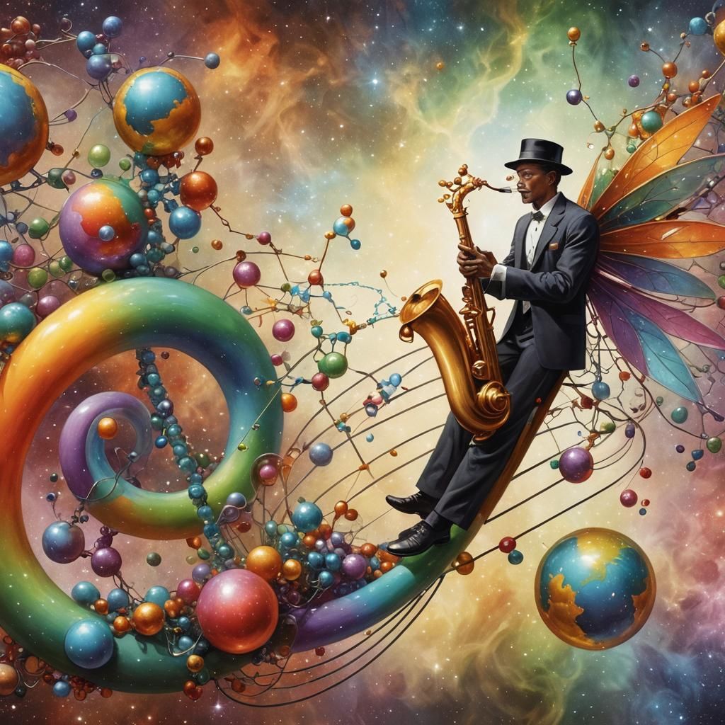 Abstract Molecular Magic: AI Generated Art