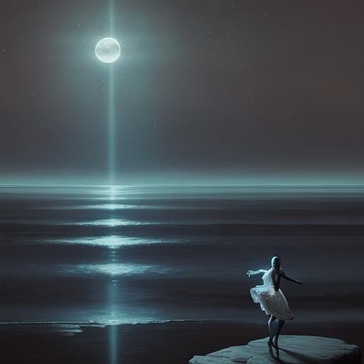 The sun dips low, a fiery ball,
Casting shadows, long and tall.
The world is hushed, a silent scene,
As darkness creeps,...