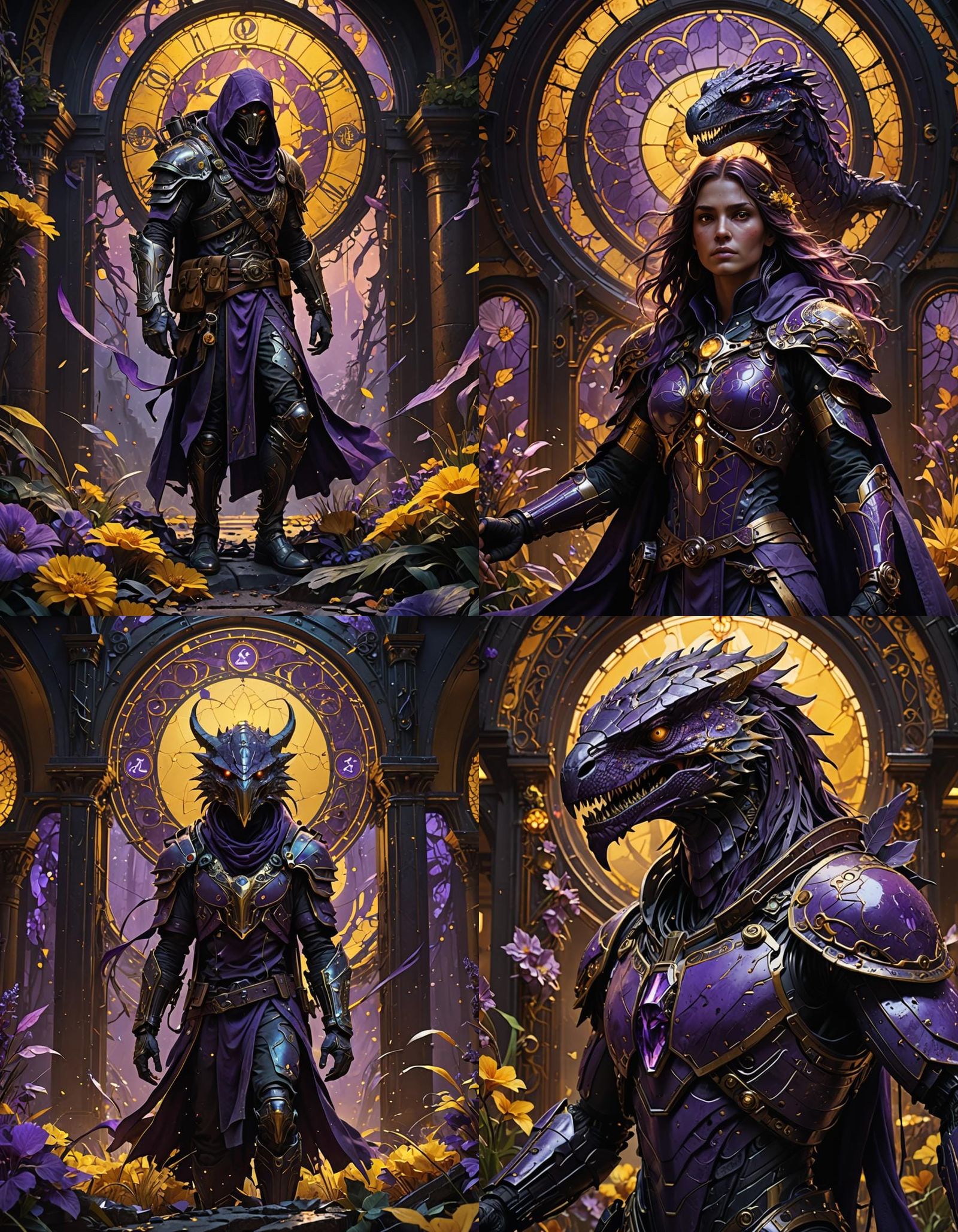 Michelle Yeoh as Themis in Dark Fantasy Style