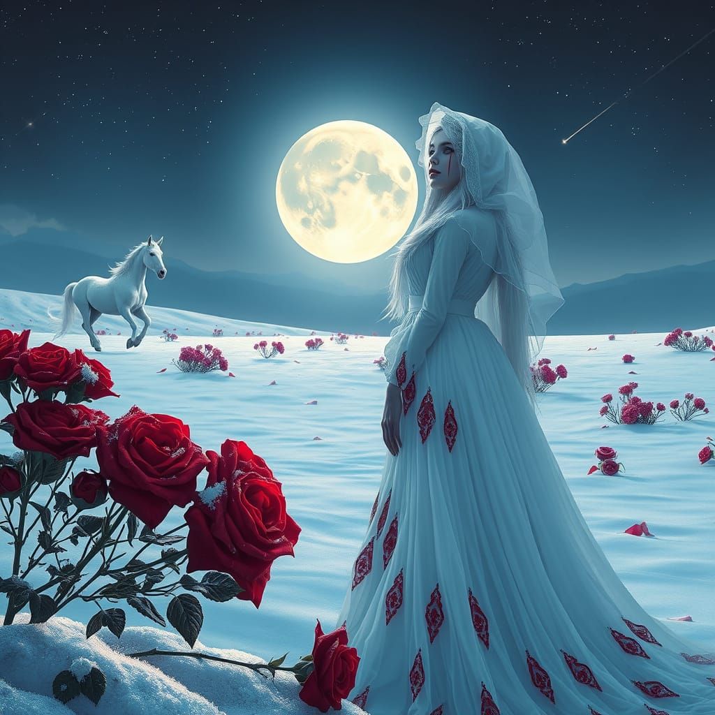 Moonlit Serenade in Winter Wonderland