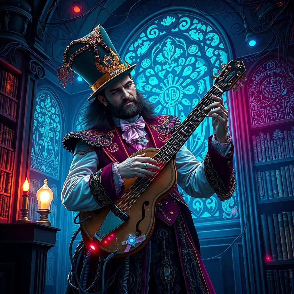 Cybernetic Bard Sings Ballad in Digital Library