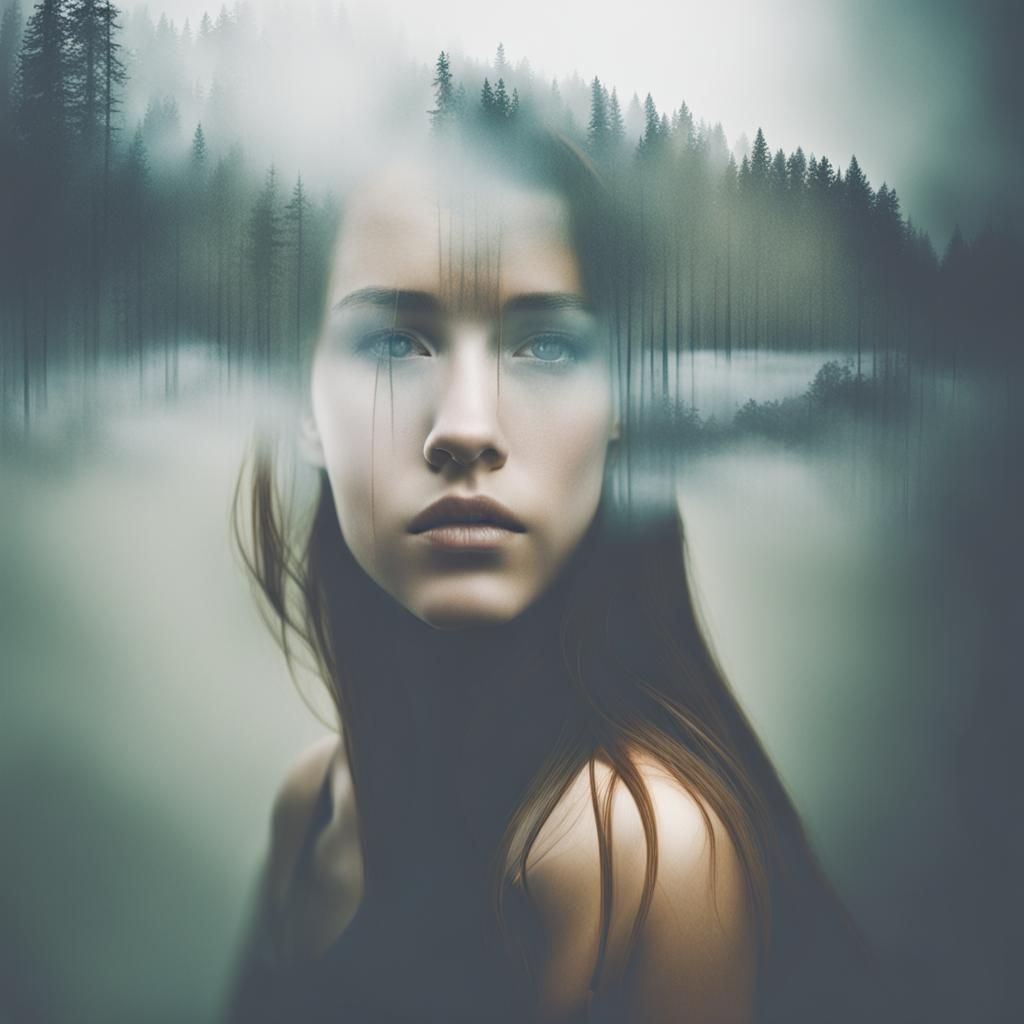 Intriguing Double Exposure Effect