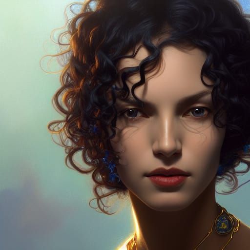Moiraine Damodred Portrait in Hyperdetailed Digital Art