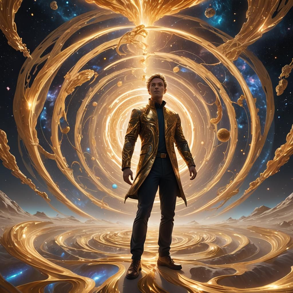 Kian and the Quantumzei: Cosmic Digital Art