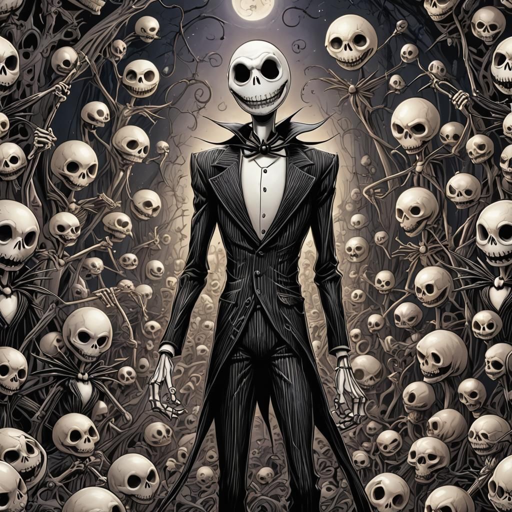 Jack Skellington Comic Book Art by Brooks and Mumford