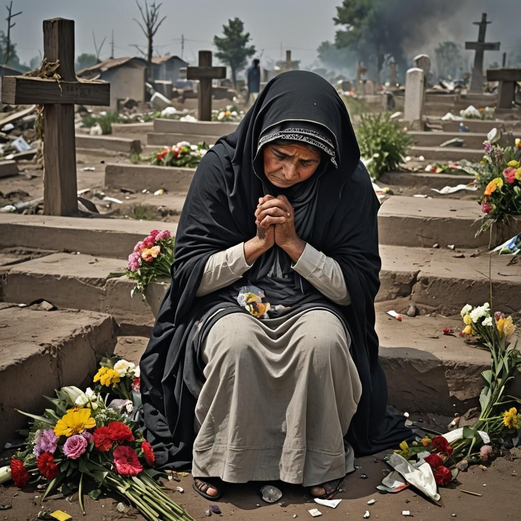 Sorrowful Mother Mourns Loss of Son