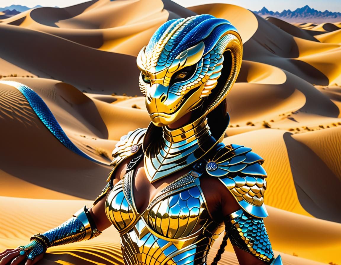 female snake warrior