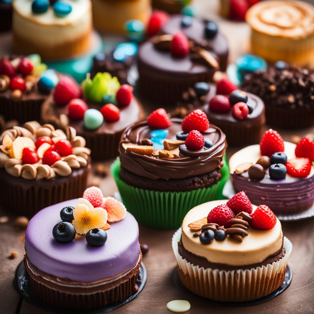 Cakes in Natural Lighting: Professional Photography