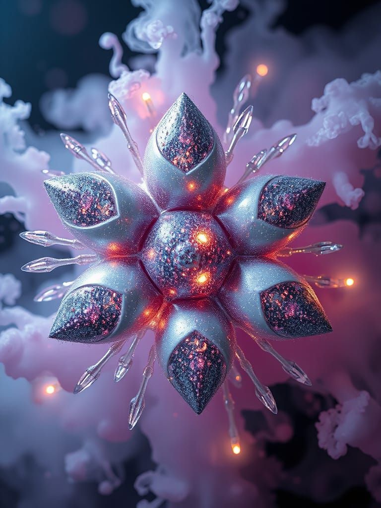 Hyperdimensional Metallic Fibers with Fractoluminescence