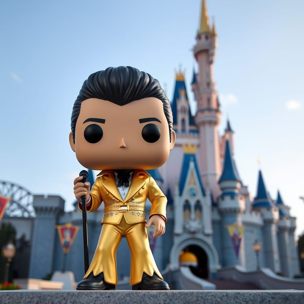 Funko pop figure disney elvis presley at disneyland