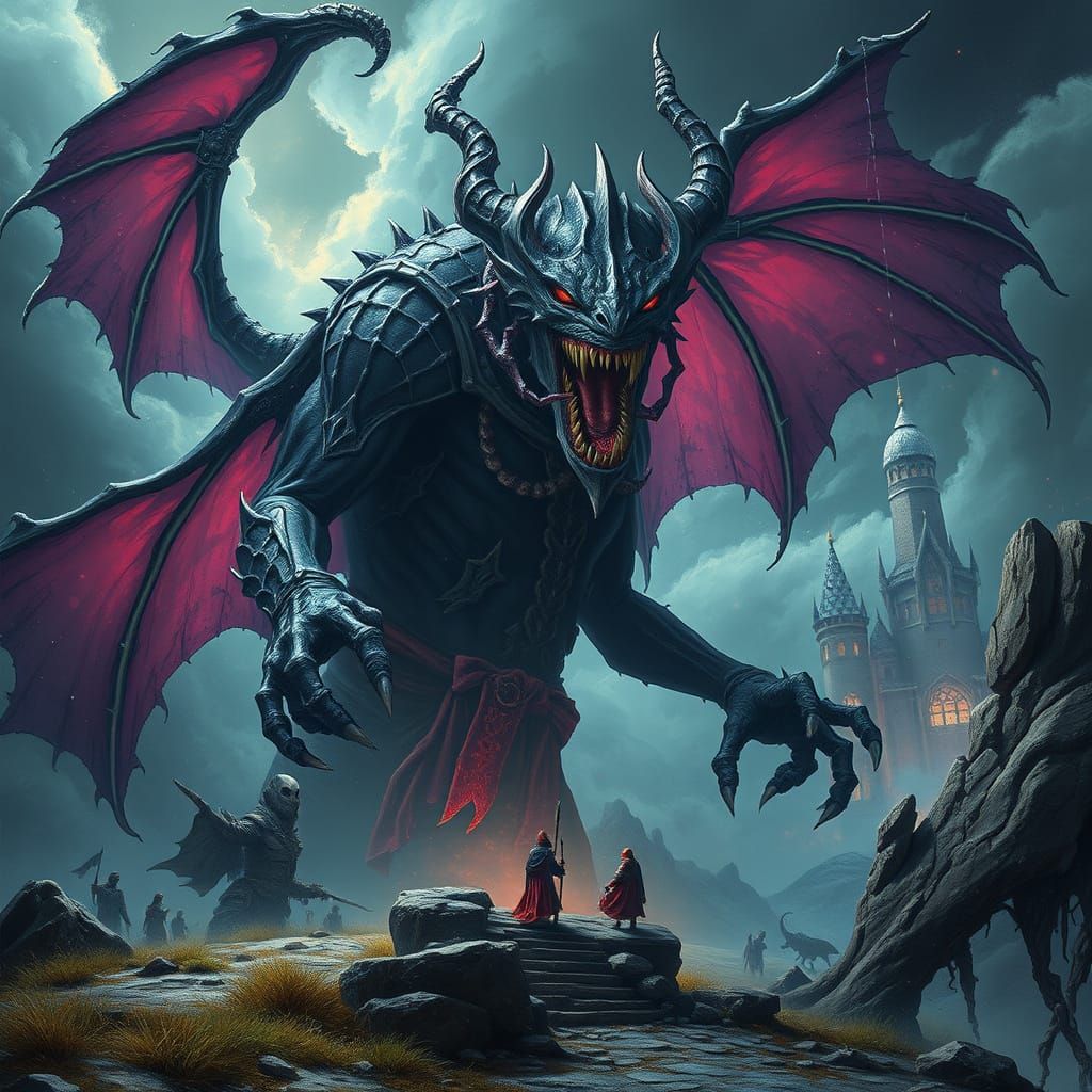 Memory Serpents in Dark Fantasy Style