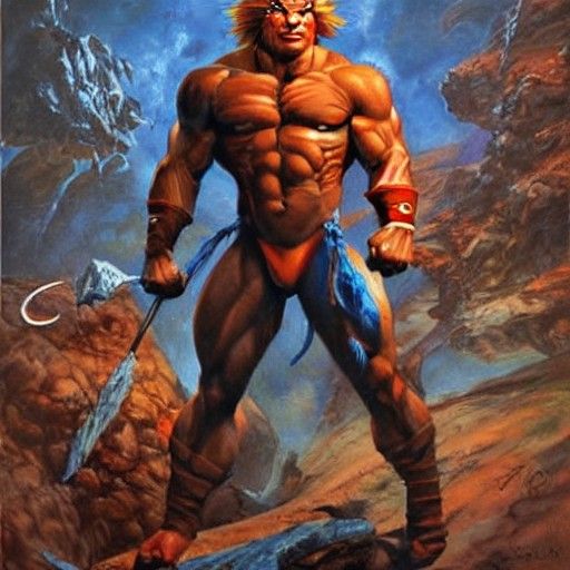 Thundercats Oil Painting: Fantasy Art