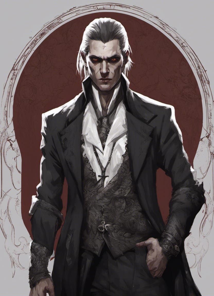 Malkavian Character Concept Art from Vampire Masquerade
